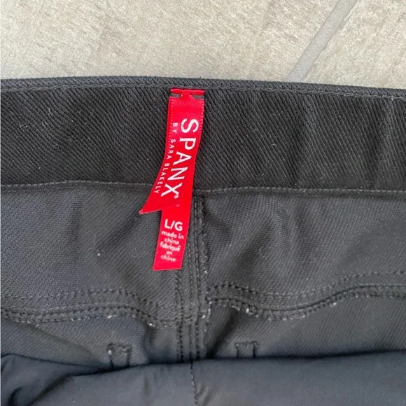 Spanx Black Faux Jean Leggings Jeggings Size Large - Picture 5 of 7